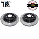 DBA T2 4x4 Series Slotted Front Rotors PAIR - Ford Falcon BA, BF, FG/Territory SY, SZ DBA2107S