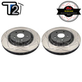 DBA T2 Street Series Slotted Front Rotors PAIR - Jeep Grand Cherokee SRT/SRT-8 WH/WK2 06-19 (Brembo)