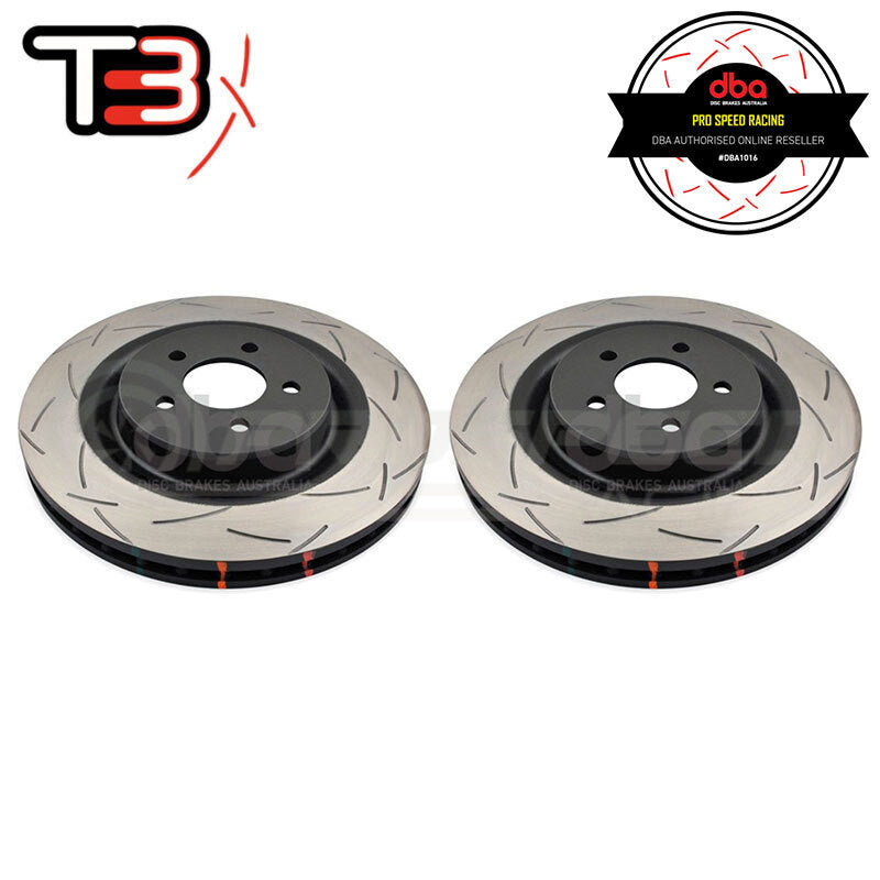 DBA T3 4000 Series Slotted Front Rotors PAIR - Falcon FPV BA/BF/Falcon XR6/XR8/FPV FG/FGX DBA42102S