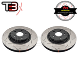 DBA T3 4000 Series Slotted Front Rotors PAIR - Ford Focus ST LW/LZ 11-18 DBA42120S | Pro Speed