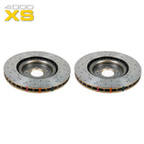 DBA HD 4000XS Slotted/Cross Drilled Rotors PAIR