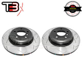 DBA T3 4000 Series Slotted Rear Rotors PAIR - BMW F20/F22/F23/F30/F31/F32/F36 (M-Sport) DBA42287S