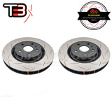 DBA T3 4000 Series Slotted Front Rotors PAIR - Holden Commodore SS-V Redline VE/VF Brembo DBA42604S