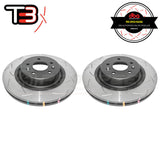 DBA T3 4000 Series Slotted Rear Rotors PAIR - Jeep Grand Cherokee SRT WH/WK2 06-19 DBA42633S | PSR