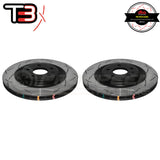 DBA T3 4000 Series Slotted Rear Rotors PAIR - Audi A4, S4 08+/A5, S5 08+/A6, S6 11+ DBA42847S