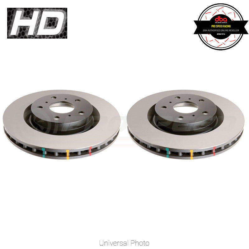 DBA 4000 HD Series Rotors PAIR - BMW 135i E82 & E88 Twin Turbo 3.0L 2008-2010 (Front) DBA42883