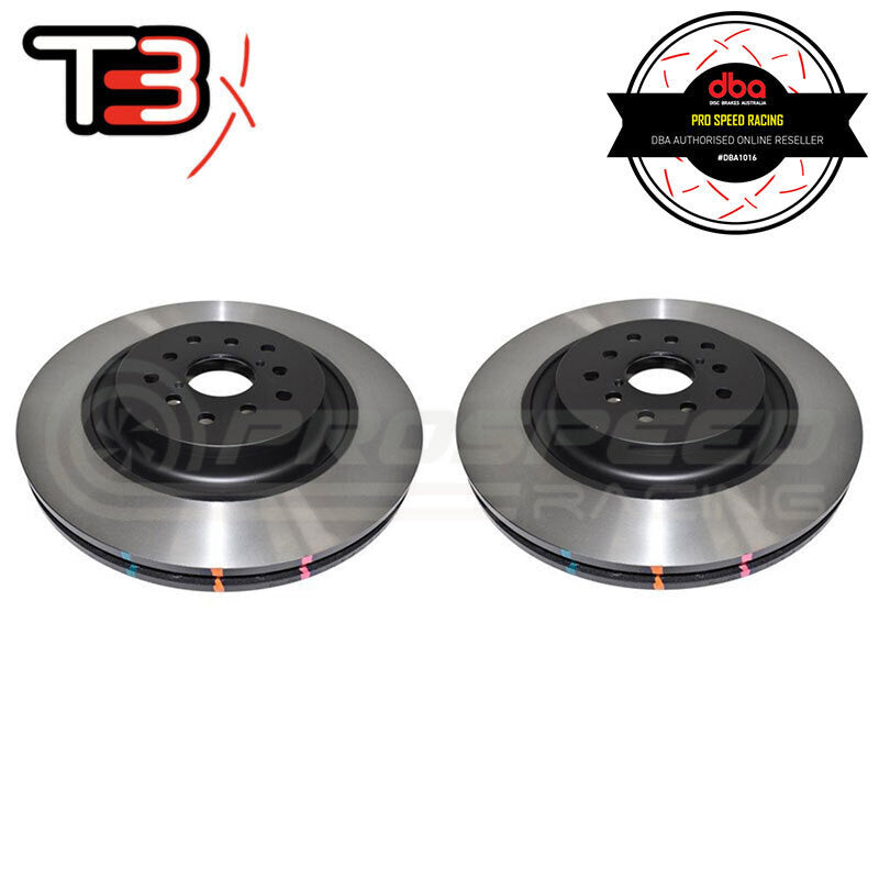 DBA HD 4000 Series Front Rotors PAIR - STI VAB 18-19 (6-Piston Brembo) DBA43050-10 | Pro Speed