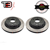 DBA T3 4000 Series Slotted Rear Rotors PAIR - Nissan 350Z Z33/Skyline V35/Infiniti G35 V35 (Brembo) 