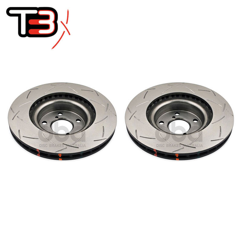 DBA T3 4000 Slotted Rotors PAIR