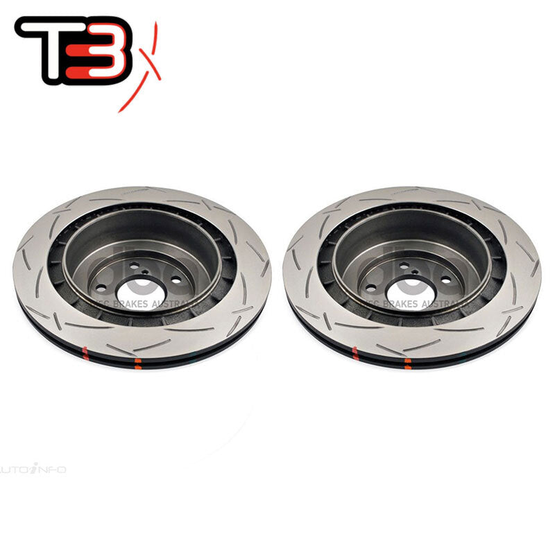DBA T3 4000 Slotted Rotors PAIR