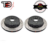 DBA T3 4000 Series Slotted Rear Rotors PAIR - STI 01-07/Liberty GT STI 07-09 DBA4655S-10 | Pro Speed