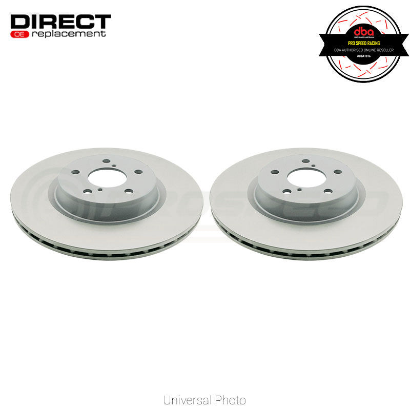DBA OEM Replacement Rear Rotors PAIR - Honda S2000 AP1 99-03 DBA483 | Pro Speed Racing