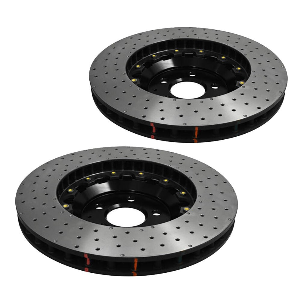 DBA T3 5000 Silver 2-Piece Slotted Rotors PAIR