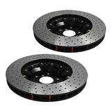 DBA T3 5000 Silver 2-Piece Slotted Rotors PAIR