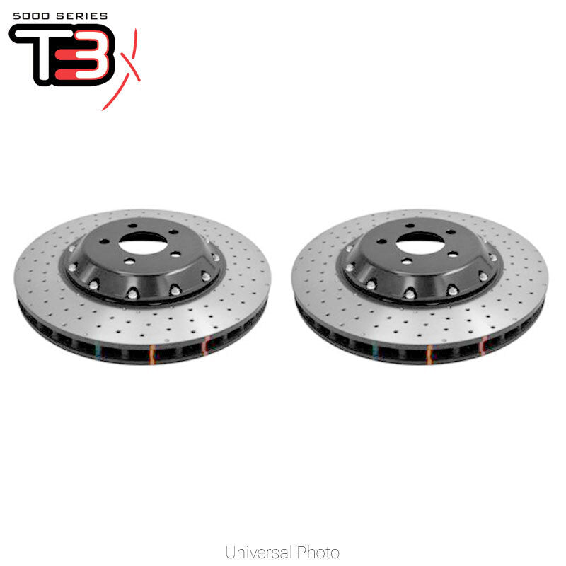 DBA 5000 XD 2-Piece Drilled/Dimpled Rotors PAIR - Hyundai i30N/Kona N (Front) DBA53148BLKXD | PSR