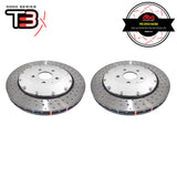 DBA XD 5000 Silver Series 2-Piece Slotted Front Rotor PAIR