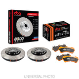 DBA 5000 Series T3 Slotted Front Rotors w/DBA Xtreme Performance Pads - Toyota GR Yaris/GR Corolla
