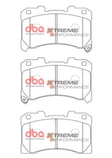 DBA 5000 Series Slotted Front Rotors w/DBA Xtreme Performance Pads
