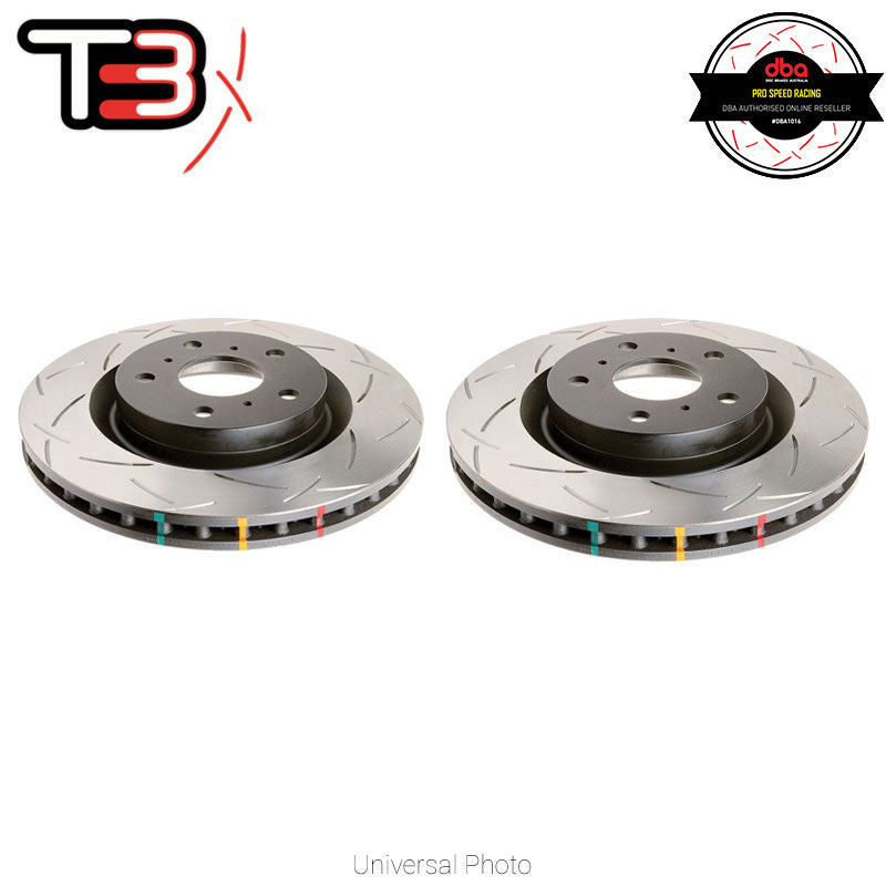 DBA T3 4000 Slotted Rotors PAIR