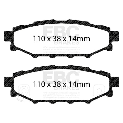 EBC Redstuff Rear Brake Pads