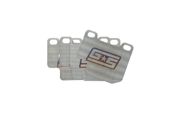 Grimmspeed Titanium Rear Brake Shim Set