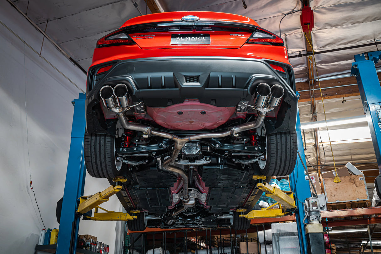 Remark Axle Back Exhaust System - 4" Tips