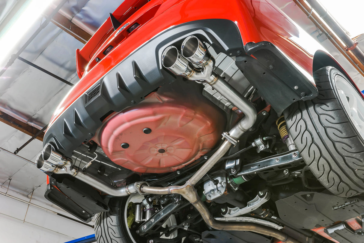 Remark Axle Back Exhaust System - 4" Tips