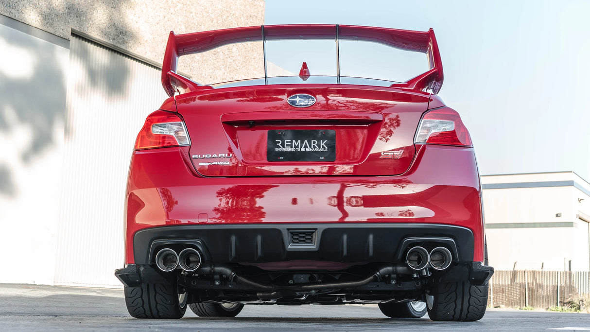 Remark Axle Back Exhaust System - 4" Tips