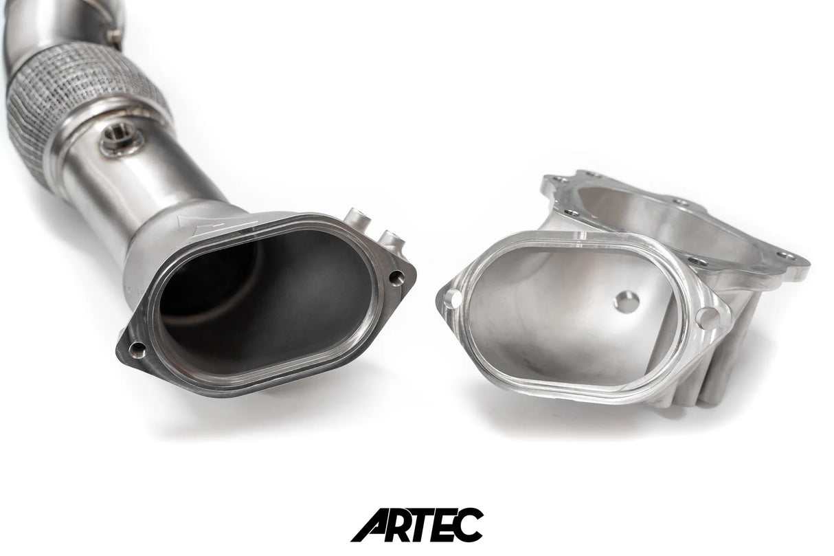 Artec V1 3.5" Cast Dump + Front Pipe
