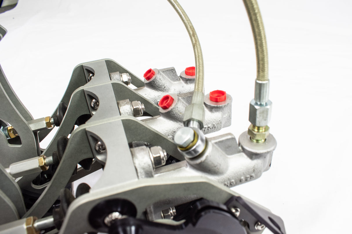 PE Racing AN-4 Inlet Braided Hose & Fitting Kit for Girling Master Cylinder