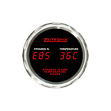 Zeitronix ECA 2 CAN Bus Ethanol Content Analyzer Kit w/Sensor and Dual E%/Temp Gauge