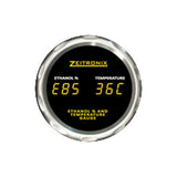 Zeitronix ECA 2 CAN Bus Ethanol Content Analyzer Kit w/Sensor and Dual E%/Temp Gauge