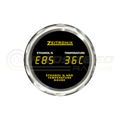 Zeitronix ECA 2 Ethanol Content Analyzer Kit w/Sensor and Dual E%/Temp Gauge