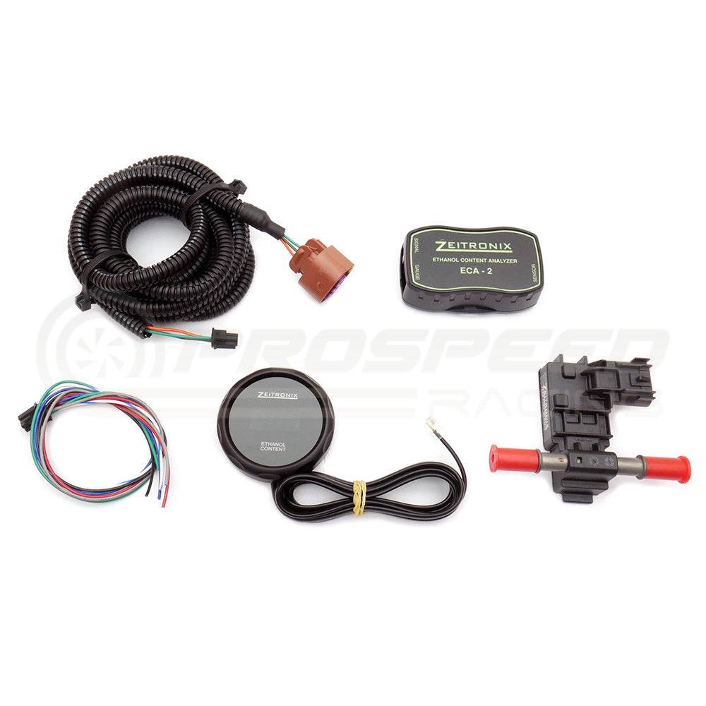 Zeitronix ECA 2 Ethanol Content Analyzer Kit w/Sensor and Gauge