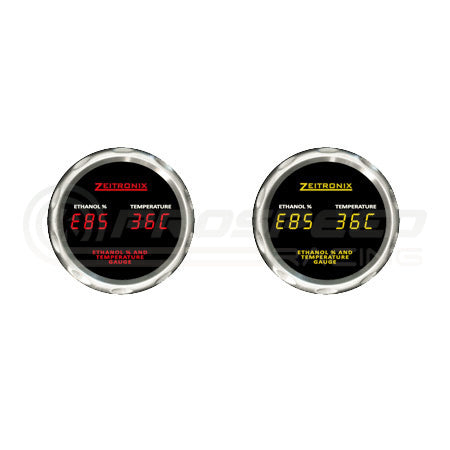 Zeitronix ECA Dual Display Ethanol Content/Fuel Temp Gauge Only