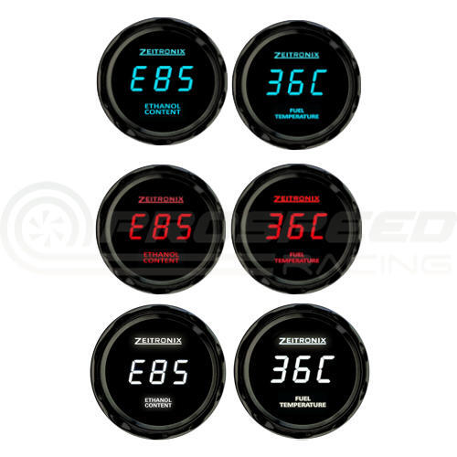 Zeitronix ECA Ethanol Content/Fuel Temp Gauge Only ECA2-GAUGE | Pro Speed Racing