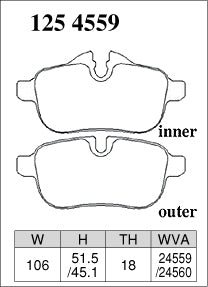 Dixcel ES Type Brake Pads