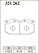 Dixcel ES Type Brake Pads