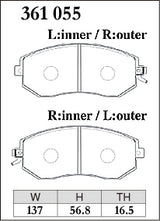 Dixcel ES Type Brake Pads