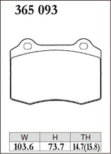 Dixcel ES Type Brake Pads
