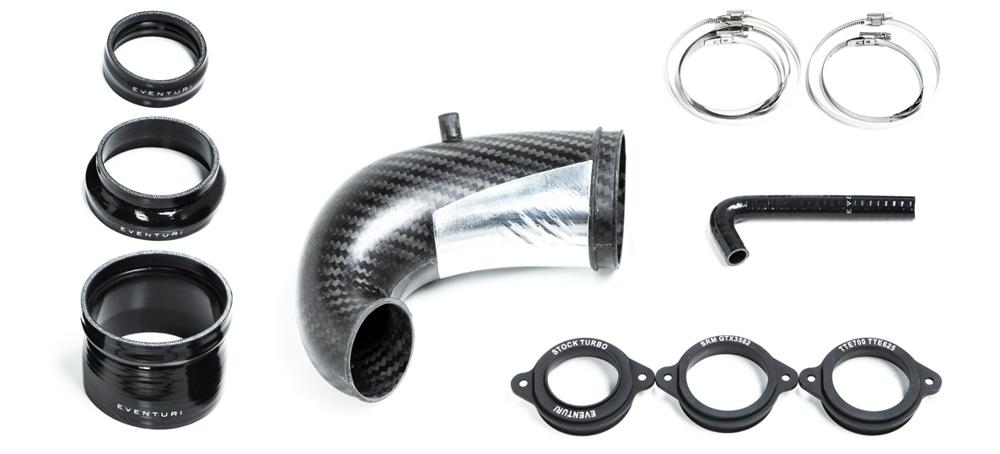 Eventuri Carbon Fibre Turbo Inlet Tube w/ No Flange