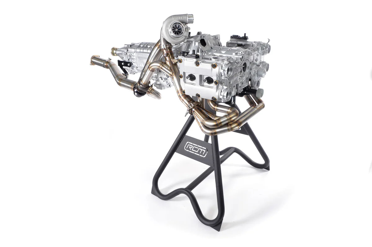 Roger Clark Motorsport Rotated V-Band Turbo Up Pipe & Down Pipe Kit - Garrett Turbo Fitment