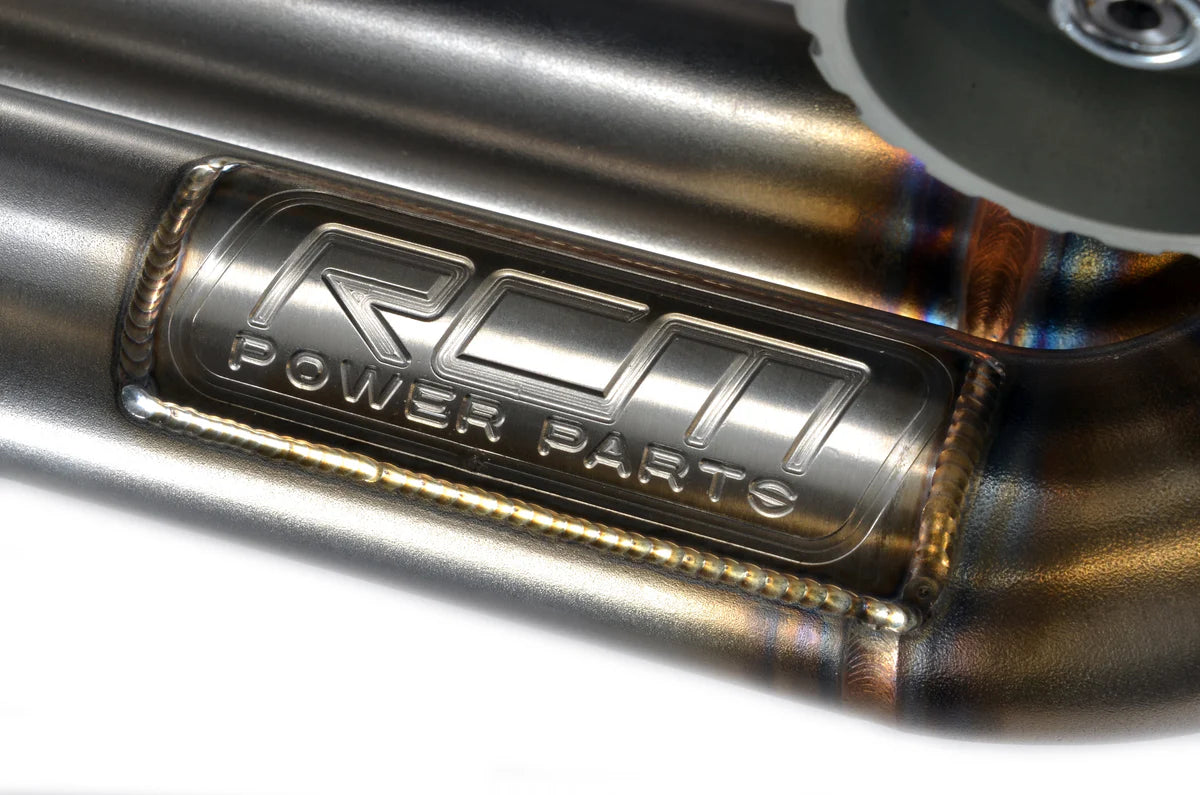 Roger Clark Motorsport Rotated V-Band Turbo Up Pipe & Down Pipe Kit - Garrett Turbo Fitment