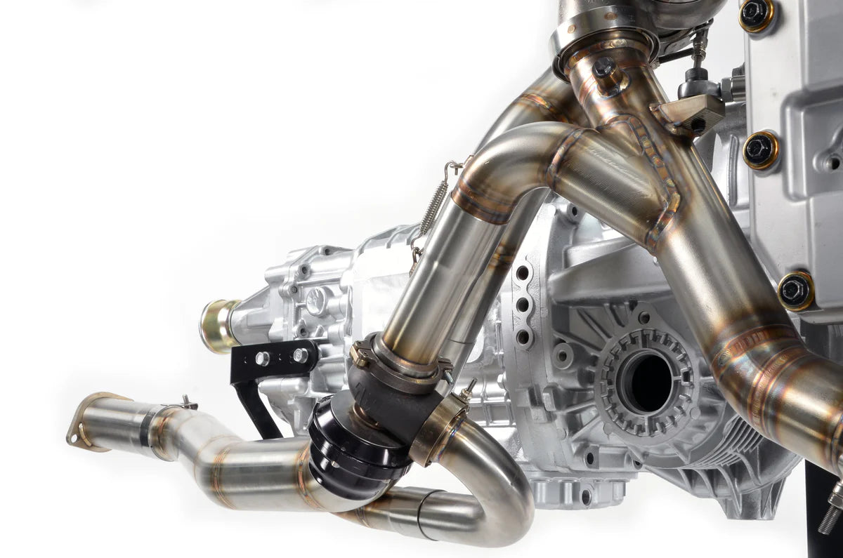 Roger Clark Motorsport Rotated V-Band Turbo Up Pipe & Down Pipe Kit - Precision Turbo Fitment