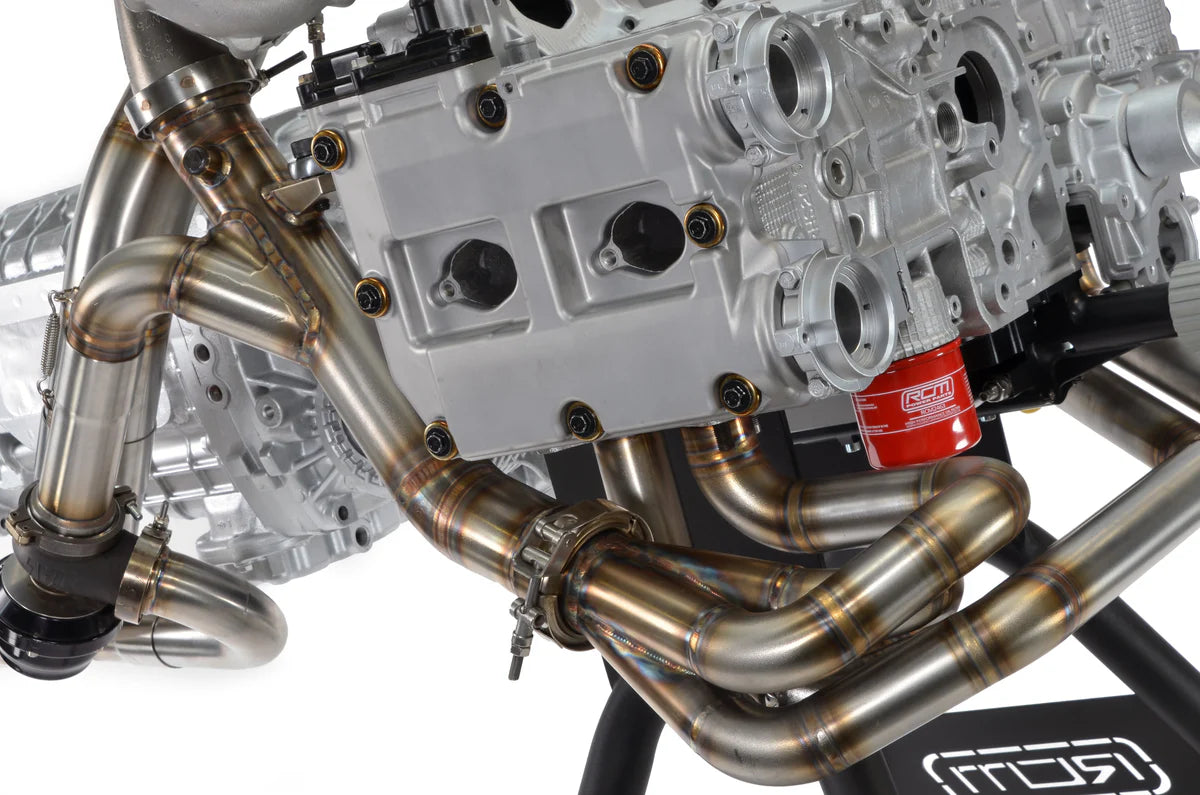 Roger Clark Motorsport Rotated V-Band Turbo Up Pipe & Down Pipe Kit - Precision Turbo Fitment