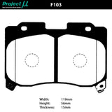 Project Mu HC-EP Front Brake Pads