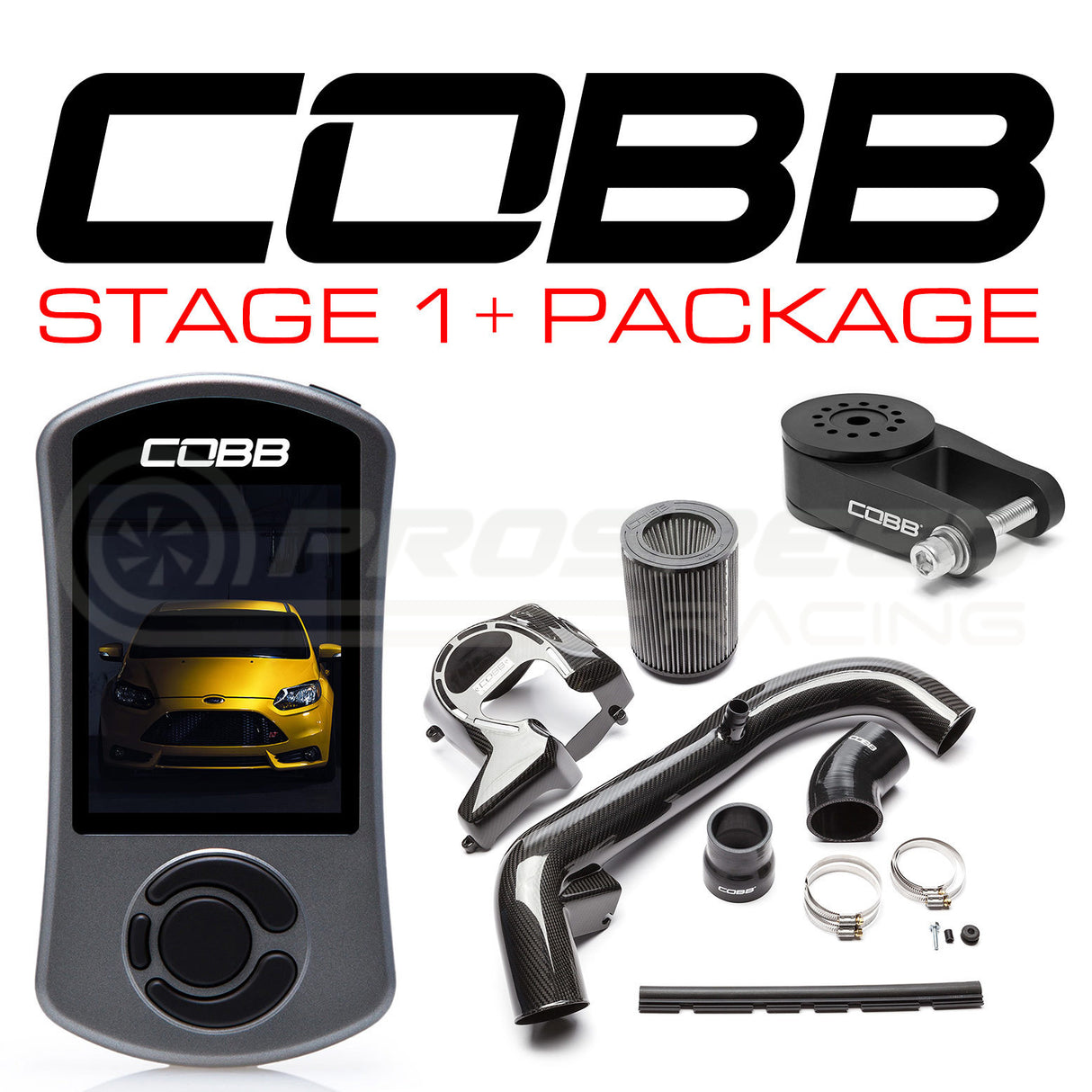 Cobb Tuning Stage 1+ Carbon Fibre Power Package Ford Focus ST LW/LZ 11-18 FOR001FO1PCF
