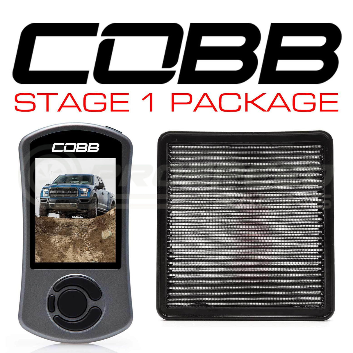 Cobb Tuning Stage 1 Power Package Ford F-150 Raptor 17-20 (With TCM Flashing) FOR0050010-TCM