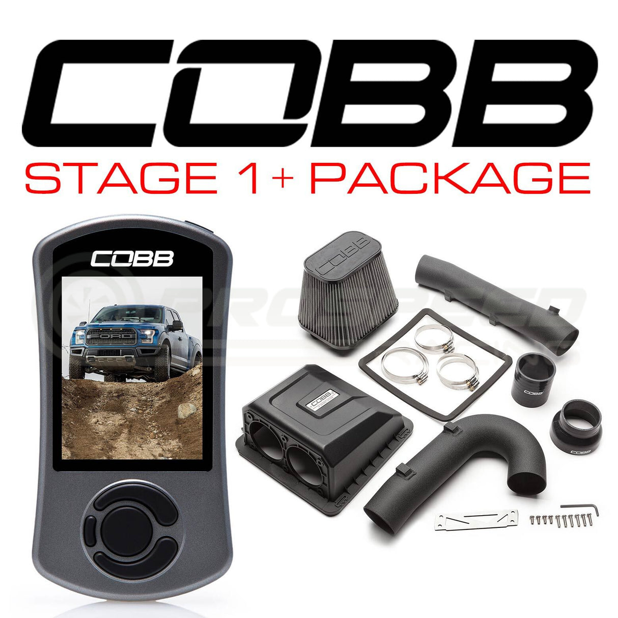 Cobb Tuning Stage 1+ Power Package Ford F-150 Raptor 17-20 (With TCM Flashing) FOR005001P-TCM