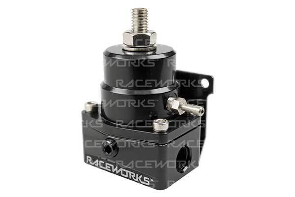 Raceworks EFI Adjustable FPR Fuel Pressure Regulator 3x AN-6 ORB Ports